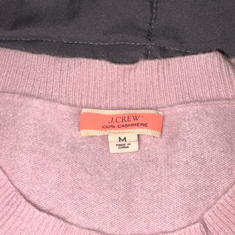 J. Crew Pink and Purple Striped Sweater - Picture 2 of 2